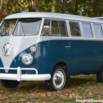 See Blauer Volkswagen Bus brautauto