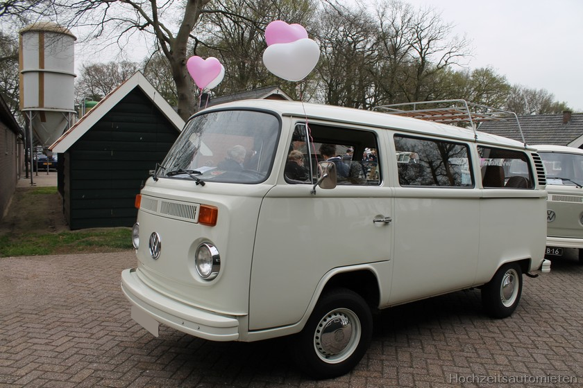 HochzeitsAuto VW T2 Bulli Mieten in komplett Weiss in 49824 Emlichheim