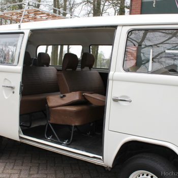 HochzeitsAuto VW T2 Bulli Mieten in komplett Weiss White princess in 44135 Dortmund