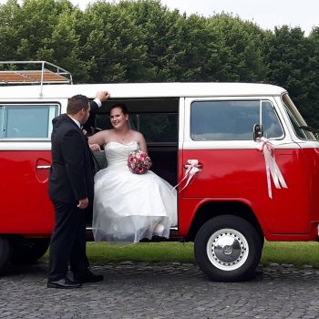 T2b Hochzeitsauto mieten VW Red Princess aus 1978 in Hasbergen Niedersachsen