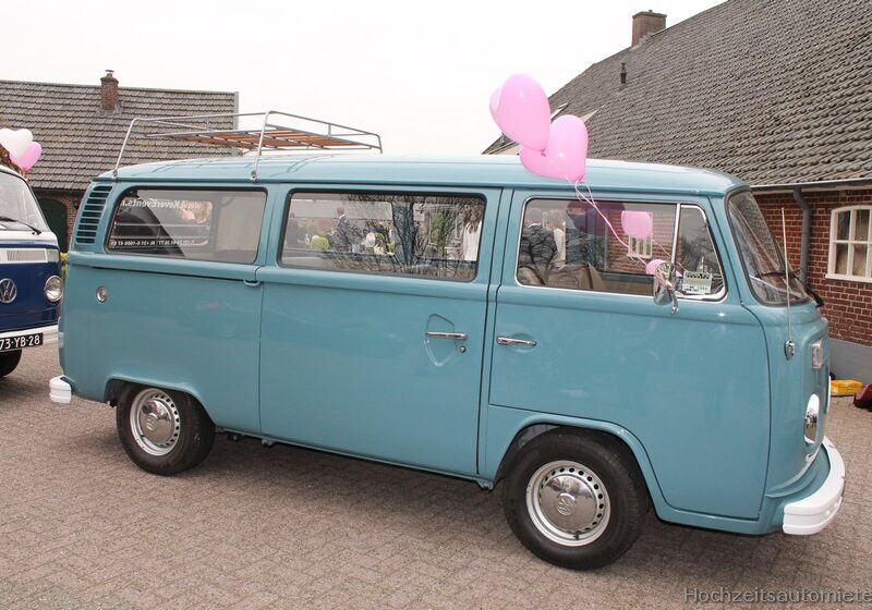 VW Bulli T2b Totalblue Beauty 1979 Hochzeit Niedersachsen